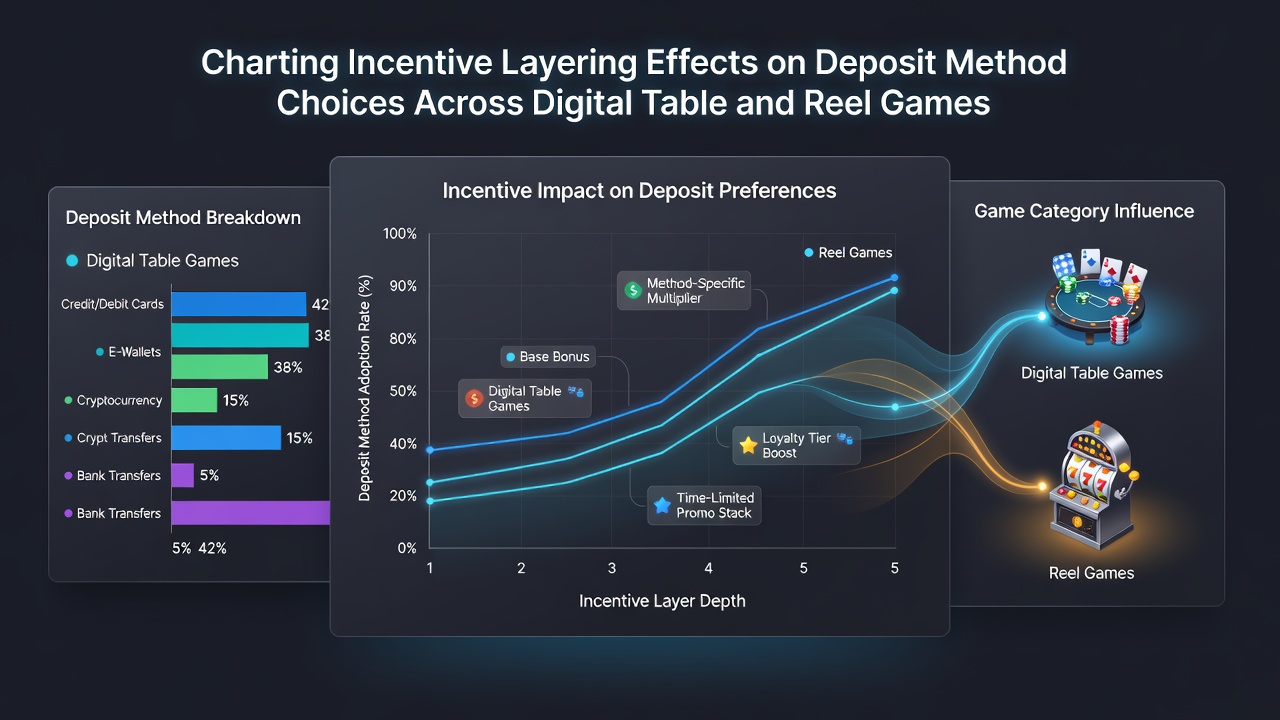 Analyse van deposit method choices bij verschillende casinospellen