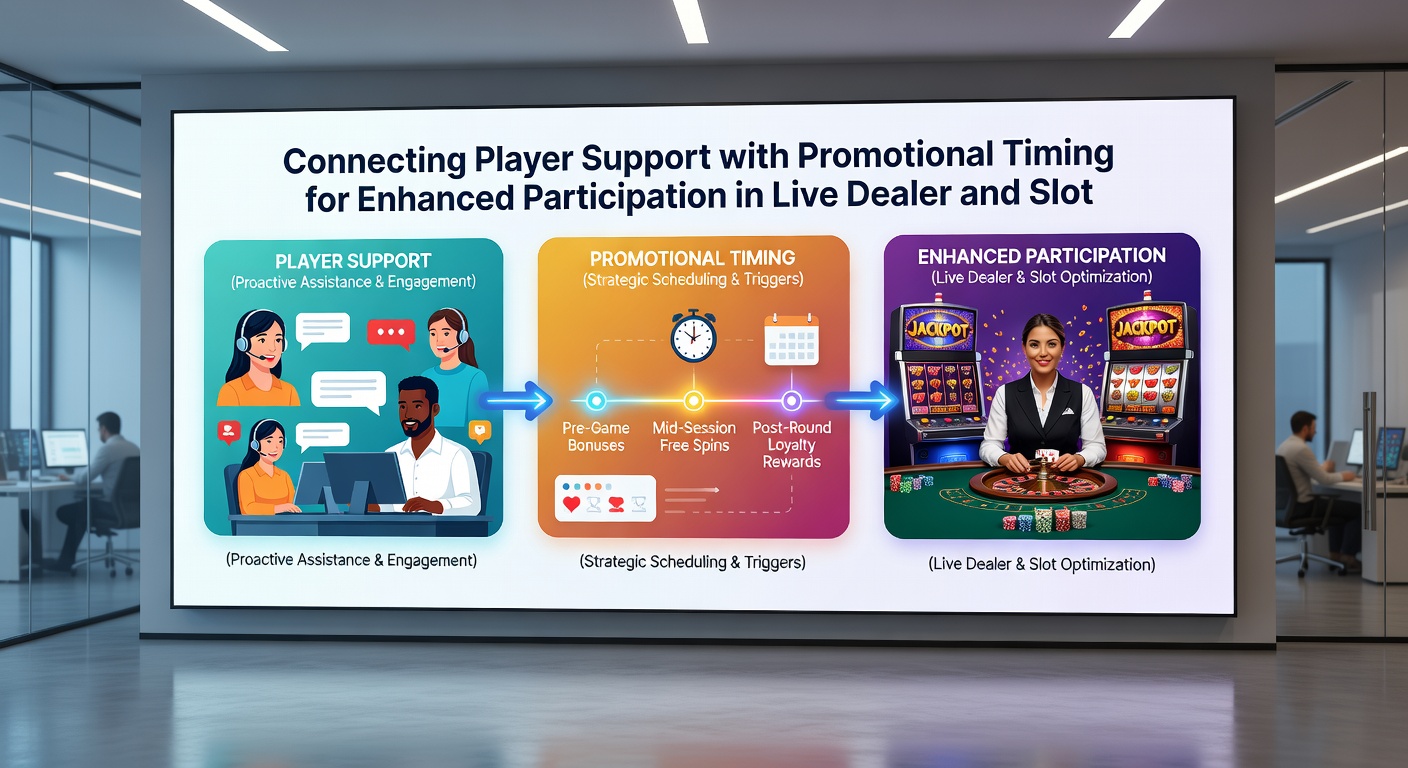 Grafiek en visuele weergave van verhoogde participatie door gecoördineerde support en promoties in slots en live games