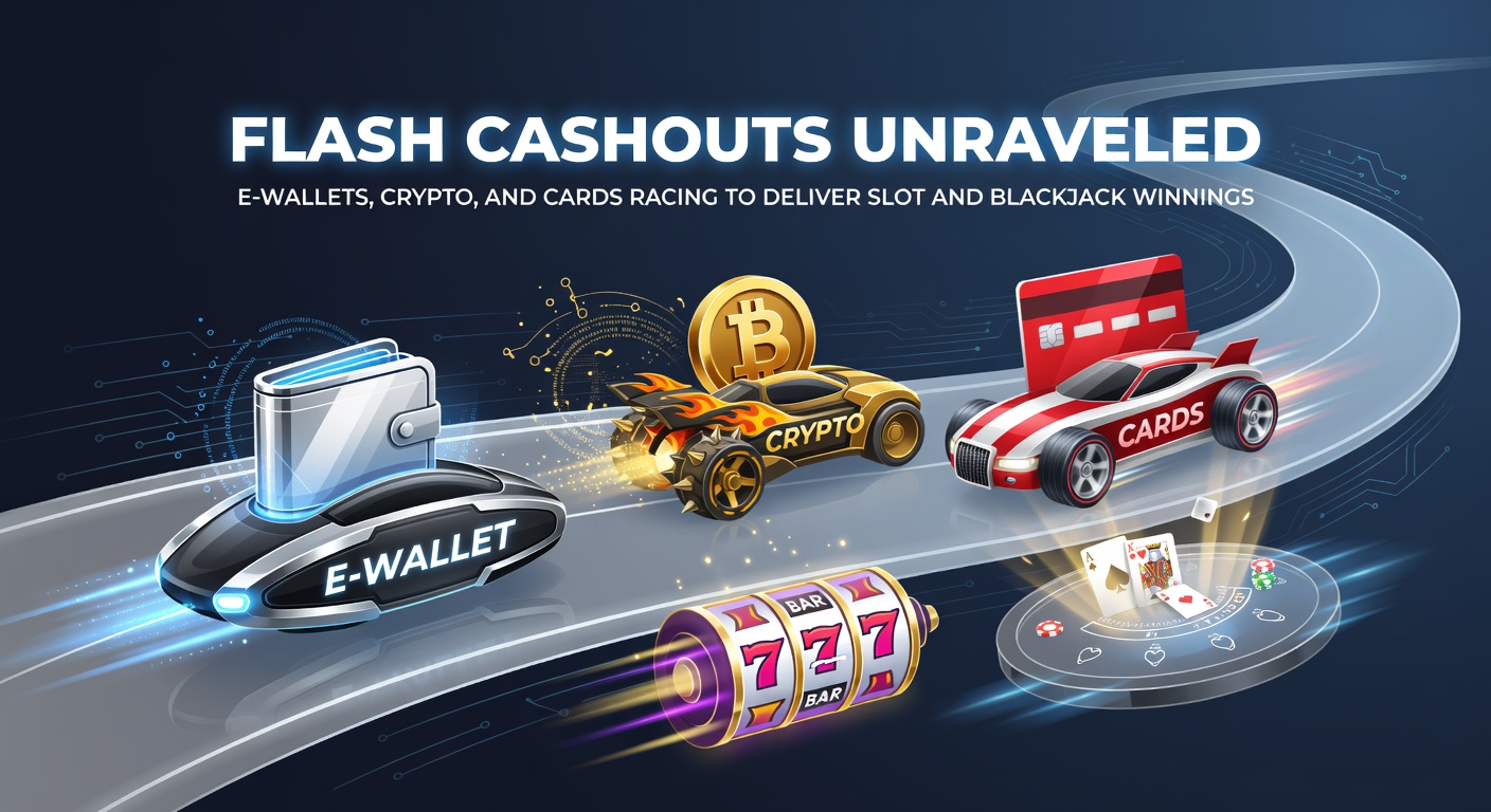 Vergelijkende infographic van uitbetalingssnelheden voor e-wallets, cryptocurrency en bankkaarten in online casino's