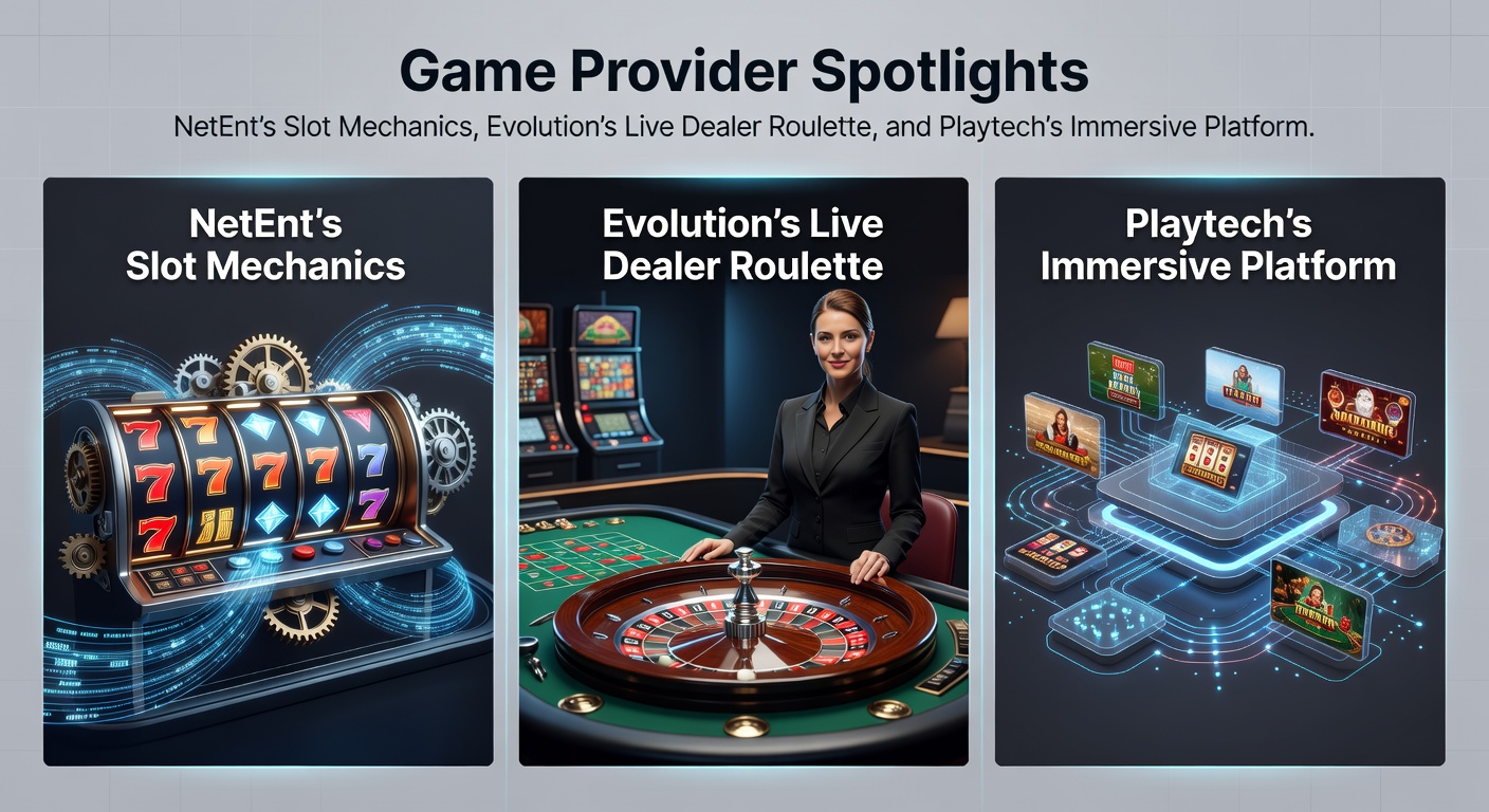 Evolution live dealer bij roulette met lightning multipliers en Playtech blackjack tafels met side bets