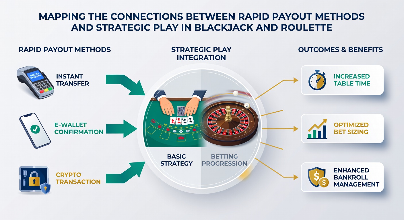 Grafiek die de relatie tussen uitbetalingssnelheid en strategische aanpassingen in roulette en blackjack weergeeft