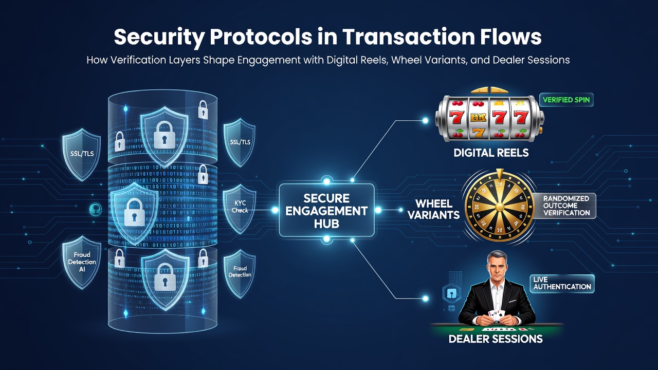 Veiligheidsprotocollen en verificatielagen in online casino transacties voor slots, roulette en live dealer spellen
