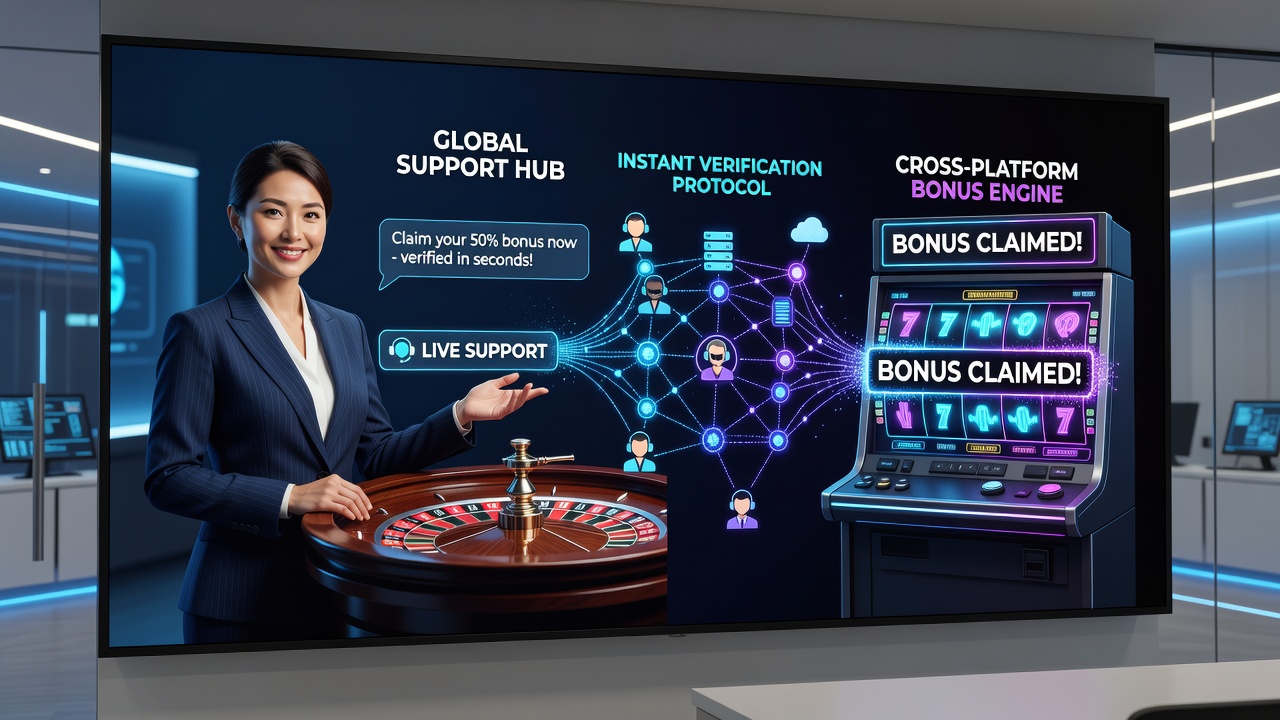 Diagram van snelle bonusclaim processen in casino support systemen