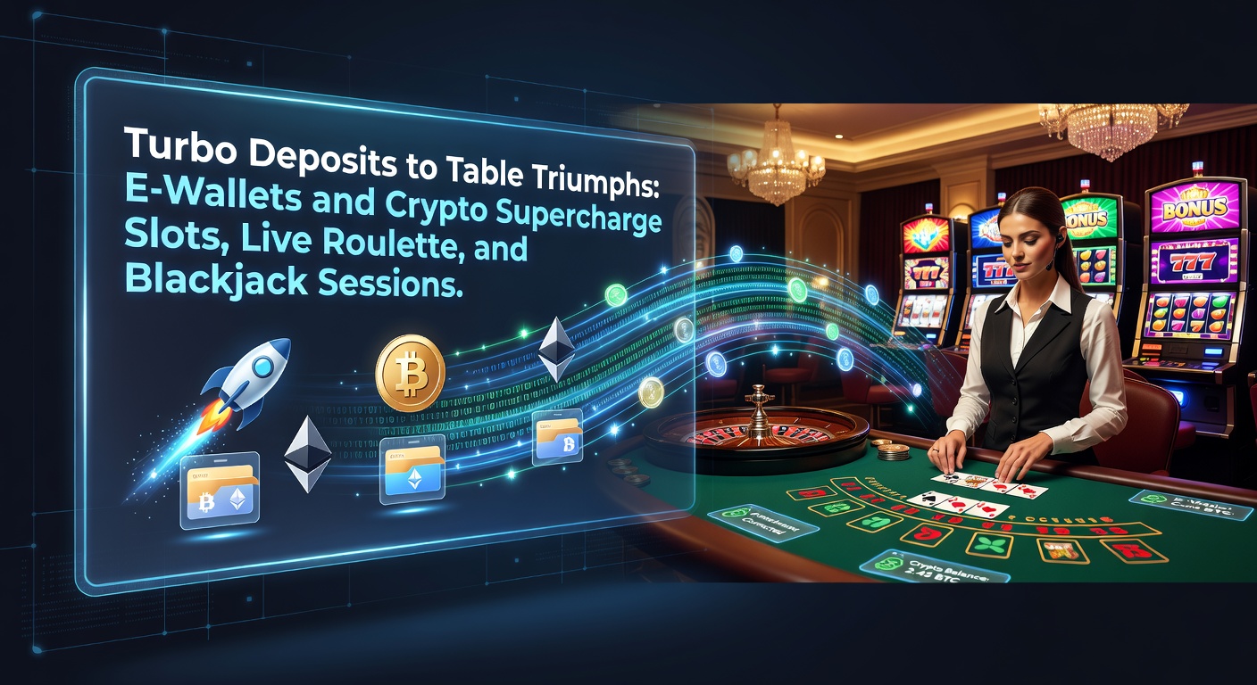 Schermafbeelding van een snelle crypto-storting die direct leidt tot een live blackjack-tafel met kaarten en chips in beweging